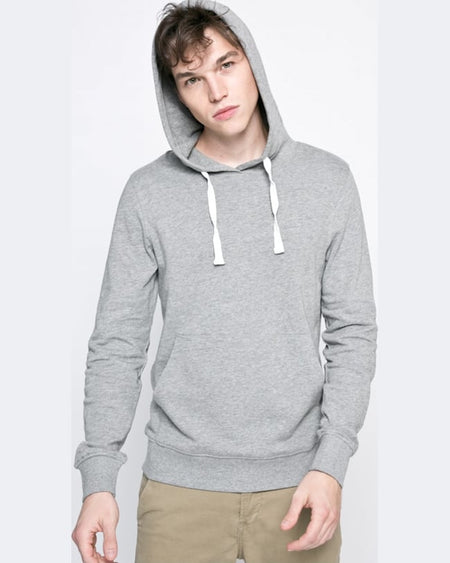 Bluza Jack and Jones gri deschis