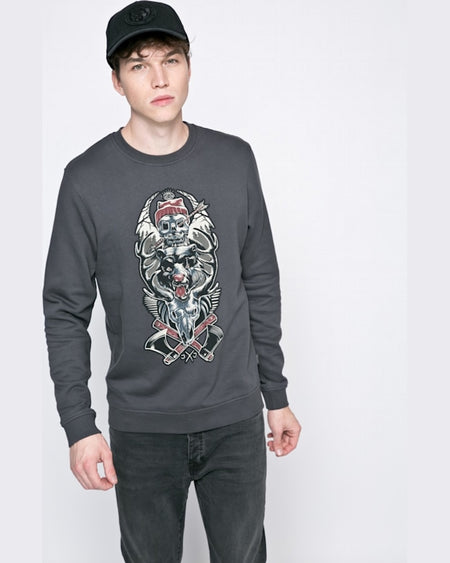 Bluza Jack and Jones negru cărbune