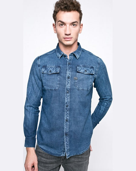 Camasa G-Star Raw bleumarin