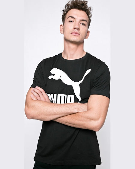 Tricou Puma archive logo print negru