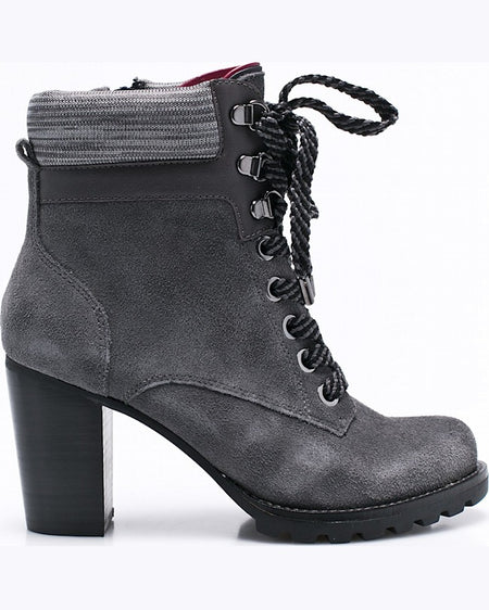 Botine Tommy Hilfiger negru cărbune