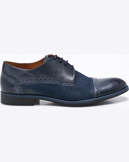 Pantofi Piele Naturala Gino Rossi Bleumarin