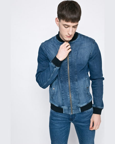 Geaca Pepe Jeans bomber bleumarin