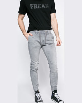 Jeansi Pepe Jeans gri deschis