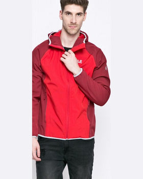 Geaca Jack Wolfskin zenon softshell roșu