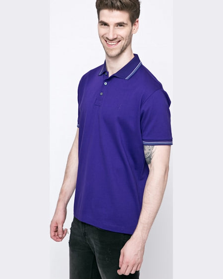 Tricou Trussardi polo violet