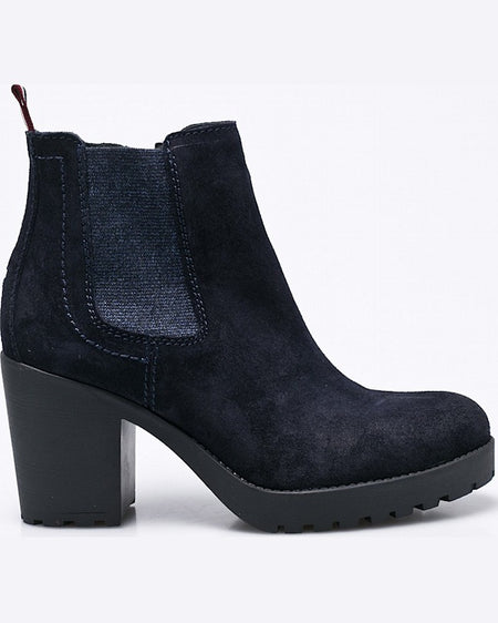 Botine Tommy Hilfiger bleumarin