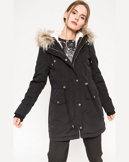 Parka Medicine hanorac grey earth negru