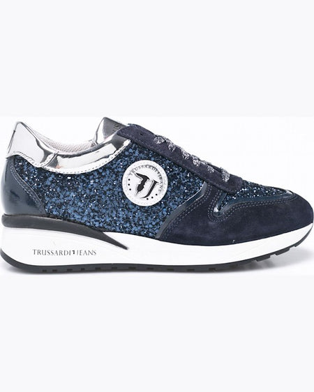 Pantofi Trussardi bleumarin