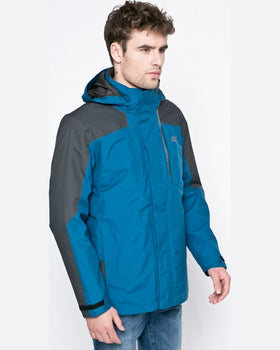 Geaca Jack Wolfskin viking sky albastru