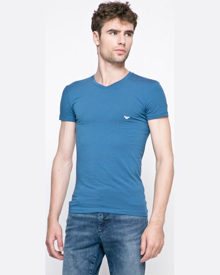 Tricou Emporio Armani albastru