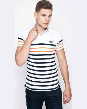 Tricou Superdry superdry polo alb