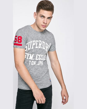 Tricou Superdry superdry negru cărbune