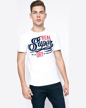 Tricou Superdry superdry alb