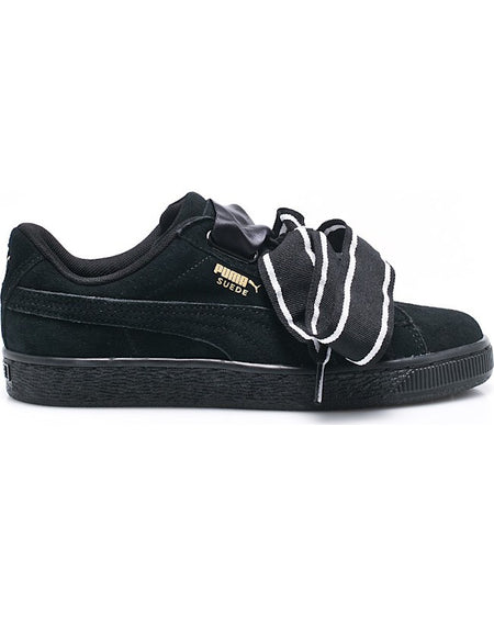 Pantofi Puma suede heart satin ii wn's negru