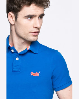 Tricou Superdry superdry polo albastru