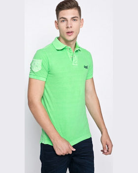 Tricou Superdry superdry polo verde