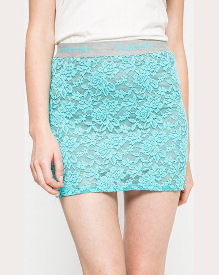 Fusta Superdry Turcoaz