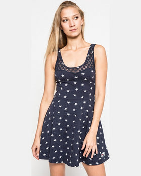 Rochie Superdry superdry bleumarin