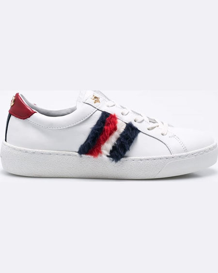 Pantofi Tommy Hilfiger tenisi alb