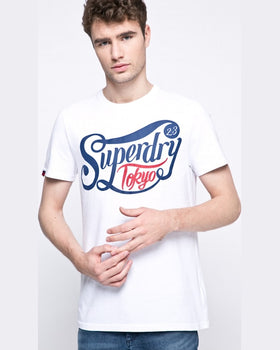 Tricou Superdry superdry alb