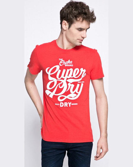 Tricou Superdry superdry roșu