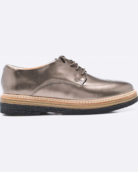 Pantofi Clarks pantof auriu