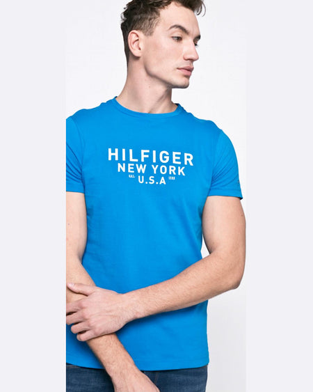 Tricou Tommy Hilfiger albastru