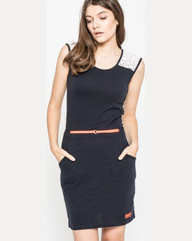 Rochie Superdry superdry bleumarin