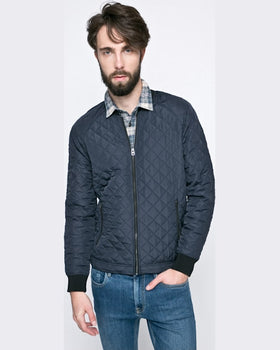 Geaca Jack and Jones bomber snake bleumarin