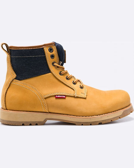 Pantofi Levis logan maro auriu