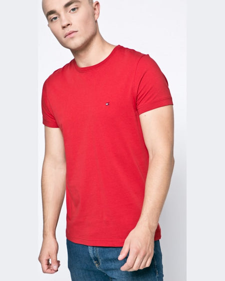 Tricou Tommy Hilfiger roșu