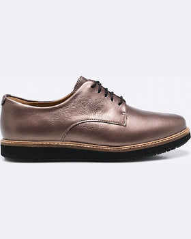 Pantofi Clarks pantof auriu