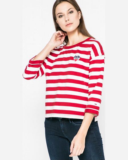 Bluza Tommy Hilfiger roșu