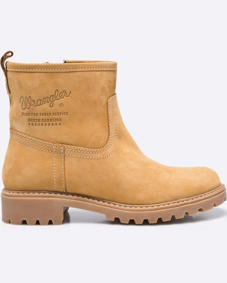 Botine Wrangler de culoarea nisipului