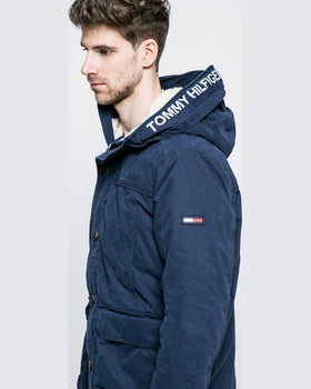 Geaca Tommy Hilfiger bleumarin