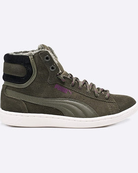 Pantofi Puma vikky mid corduroy măsliniu