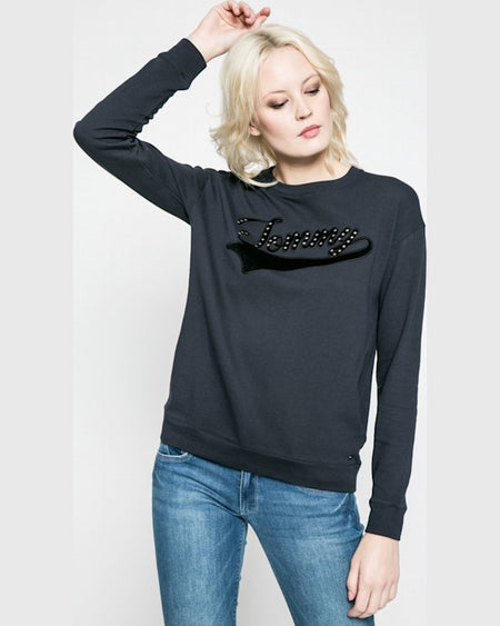 Bluza Tommy Hilfiger rina bleumarin