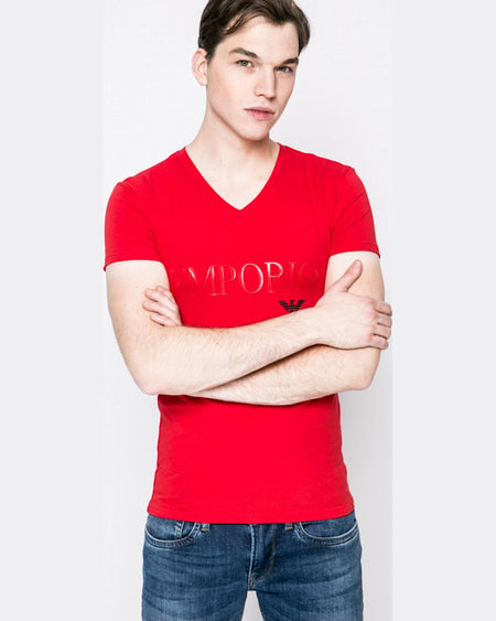 Tricou Emporio Armani roșu