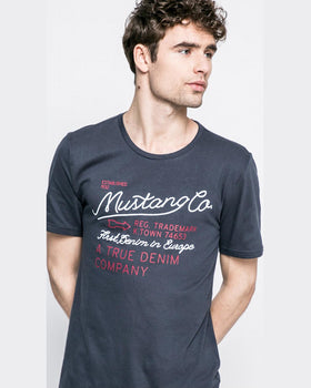 Tricou Mustang bleumarin