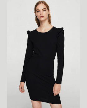 Rochie Mango nuvertu negru