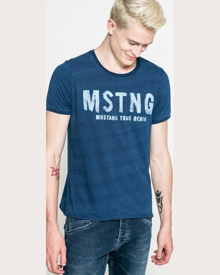 Tricou Mustang bleumarin