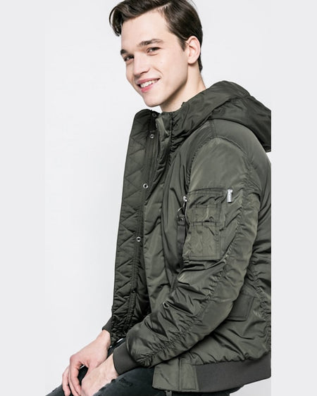 Geaca Jack and Jones bomber ryan verde