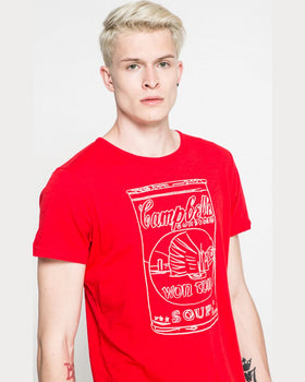 Tricou Pepe Jeans roșu