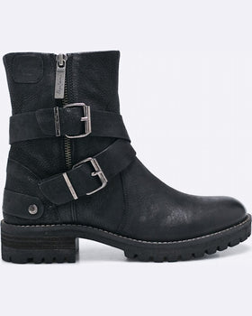 Botine Pepe Jeans hellen zip negru