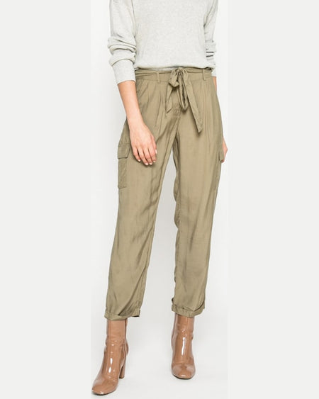 Pantaloni Tommy Hilfiger utility verde murdar