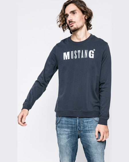 Tricou Mustang longsleeve bleumarin