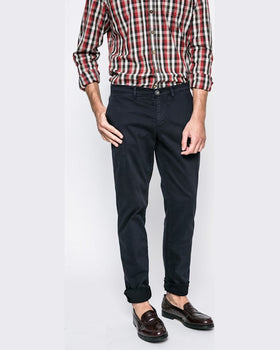 Pantaloni Trussardi bleumarin