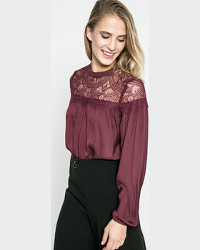 Bluza Vila ada violet închis