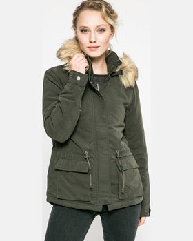 Parka Only hanorac verde